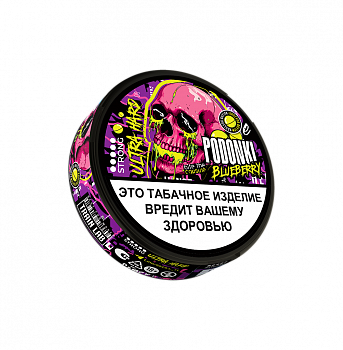Купить Жевательный табак PODGONKI ULTRA HARD (с капсулой) "BLUEBERRY / Черника"  Жевательный табак PODGONKI ULTRA HARD (с капсулой) "BLUEBERRY / Черника"