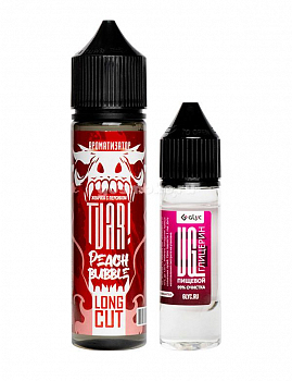 Купить Ароматизатор TVAR! Long Cut "Персиковый Бабл" 27мл (на 60мл) Ароматизатор TVAR! Long Cut "Персиковый Бабл" 27мл (на 60мл)