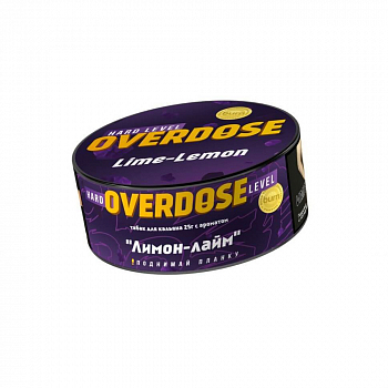 Купить Табак Overdose, 25гр "Lime-Lemon / Лимон-лайм" Табак Overdose, 25гр "Lime-Lemon / Лимон-лайм"